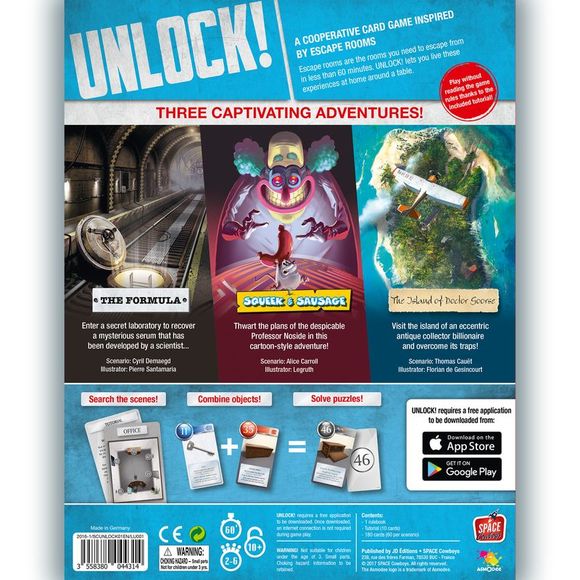UNLOCK! Escape Adventures Card Game | Escape Room Games for Adults and Kids - Picture 6 of 6